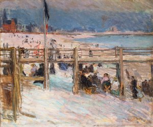 La plage de Sainte-Adresse - Raoul Dufy