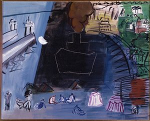 The Black Cargo (huile sur toile, 20e siècle)