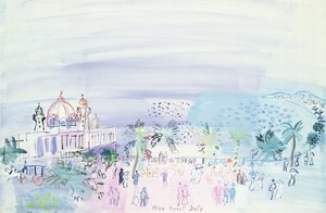 Le Casino de Nice, vers 1936 (gouache et aquarelle sur papier)