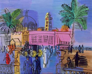 Le Casino sur la jetée, Nice, vers 1926 (huile sur toile) - Raoul Dufy
