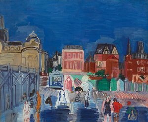 Les bains Marie-Christine ; The Marie-Christine Baths - Raoul Dufy