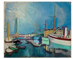 Le port du Havre, vers 1905-1906 (huile sur toile) - Raoul Dufy
