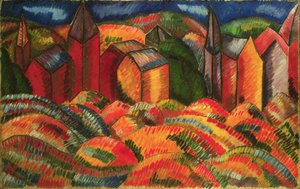 Les maisons rouges de Sainte-Adresse - Raoul Dufy
