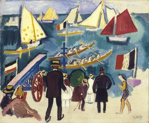 La Régate, vers 1908-10 (huile sur toile) - Raoul Dufy