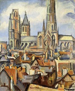 Les Toits de Rouen, vers 1902-03 (huile sur toile) - Raoul Dufy