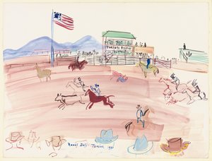 Rodéo de Tucson - Raoul Dufy