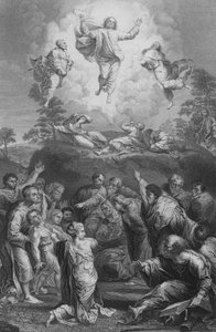 La Transfiguration (gravure) - after Raphael