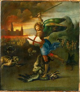 Saint Michel. Peint pour Guidobaldo Montefeltre, duc d