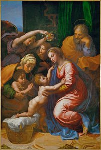 La Sainte Famille, appelée " La Grande Sainte Famille de François Ier " ...