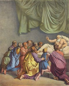 Jacob bénissant ses enfants - after Raphael