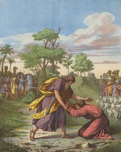 Réconciliation de Jacob et Ésaü - after Raphael