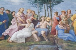 Parnasse, de la Stanza della Segnatura - Raphael (1483 1520)