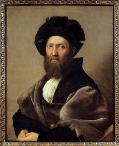 Portrait de Balthazar (Baldassare) Castiglione (1478-1529) écrivain et diplomate italien - Raphael