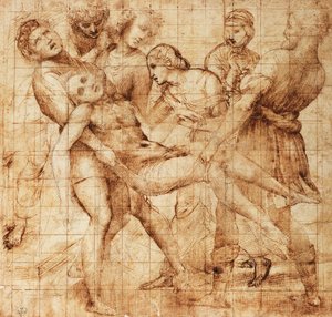 Étude pour la Déposition de Pala Baglioni - Raphael (1483 1520)