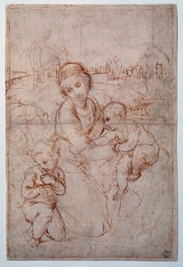 La Vierge du Prince Esterhazy (étude) - Raphael