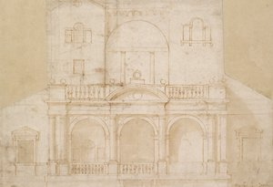 Conception architecturale Villa Madama, début du 16ème siècle - Raphael
