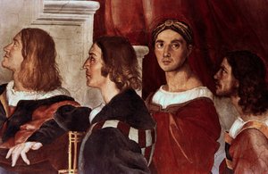 La Messe à Bolsena (détail), 1512 - Raffaello Sanzio Raphael