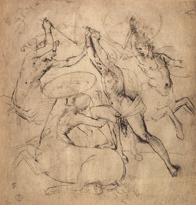 Hercule tue le centaure - Raffaello Sanzio Raphael