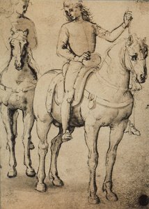 Hommes à cheval - Raffaello Sanzio Raphael