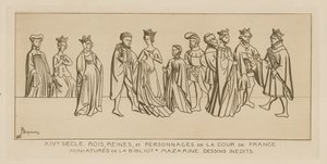 14ème siècle - rois, reines et gens de cour en France - Raphael Jacquemin