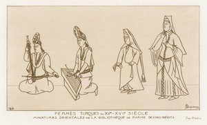 Femmes turques des XVe-XVIe siècles