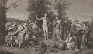 Apollon et les Muses sur le Parnasse, 1784 - Raphael Morghen