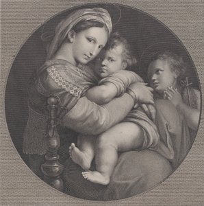 Madone de la chaise Madonna della Seggiola, 1793 - Raphael Morghen
