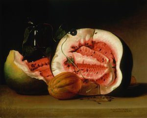 Melons et gloires du matin - Raphaelle Peale