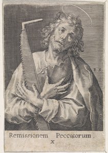 Apôtre Simon le Zélote - Raphaël Sadeler (I)