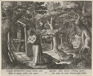 Saint Patrocle de Néris en ermite