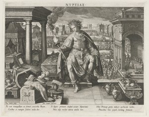 Nuptiae comme personnification du mariage - Raphaël Sadeler (I)