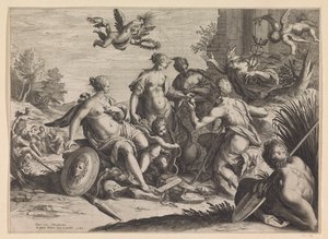 Le Jugement de Paris - Raphaël Sadeler (I)