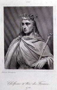 Chilpéric II (c.675-721) roi de Neustrie - Raymond Quinsac (after) Monvoisin