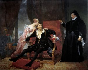 La mort du roi Charles IX (1550-1574) - Raymond Quinsac Monvoisin