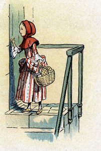 Le Petit Chaperon Rouge des contes de fées de Charles Perrault, vers 1920 - Raymond de la Neziere
