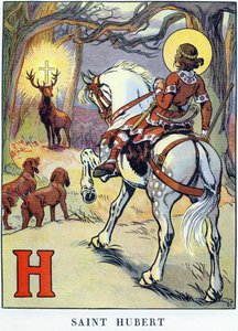 La vision de Saint Hubert - Raymond de la Neziere
