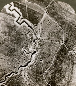 Photographie aérienne des lignes allemandes, Première Guerre mondiale, 1914-1918