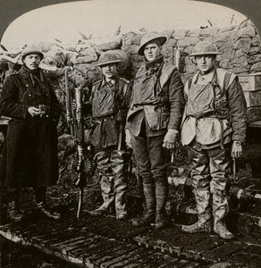 Mitrailleurs Lewis, Hollebeke, Belgique, Première Guerre mondiale - Realistic Travels Publishers