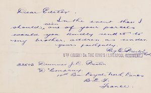 Lettre à l