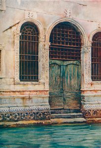Une porte de la Renaissance, Venise, vers 1903 - Reginald Barratt