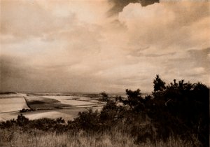Depuis les Downs au-dessus de Streatey, Berks, vers 1927 - Reginald Belfield