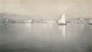 Dans le port, Palma, Majorque, vers 1927 - Reginald Belfield