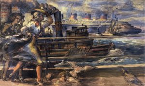 La Normandie - Reginald Marsh