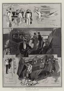 La vie dans la marine, croquis sur la station méditerranéenne (litho)