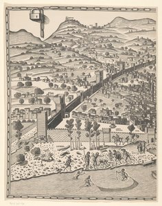 Vue de Florence (partie gauche) - Reichsdruckerei
