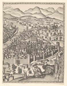 Vue de Florence (partie droite) - Reichsdruckerei