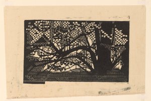 Arbre avec feuilles en forme de cœur - Reijer Stolk (signed by artist)