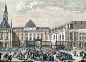 Bailly au Parlement de Paris. 1794-1804 (gravure) - Reiner Vinkeles