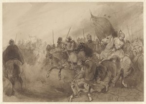 Combat de cavaliers médiéval - Reinier Craeyvanger