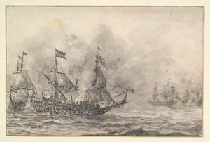 Bataille navale - Reinier Nooms